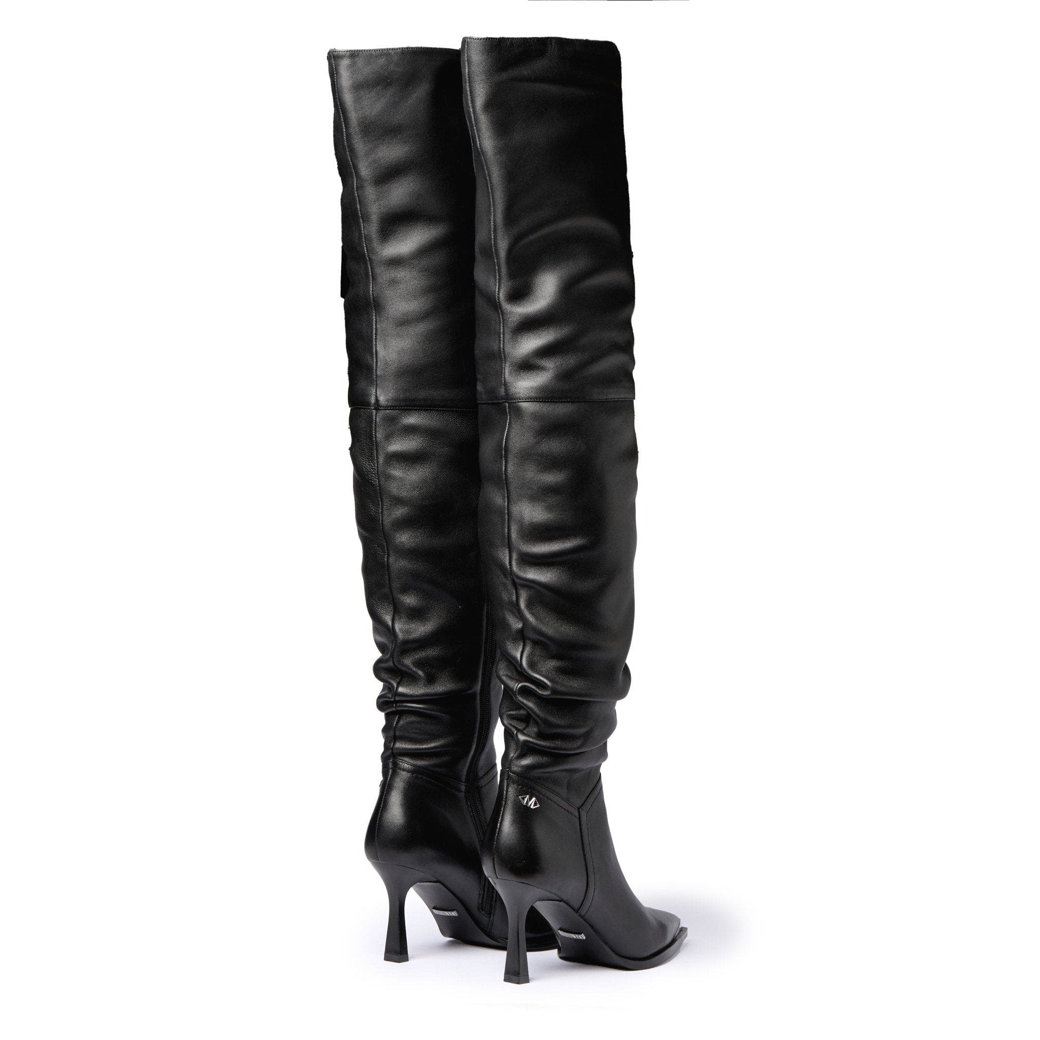 MALLET Sienna Thigh-High Boots, Alternate, color, Black