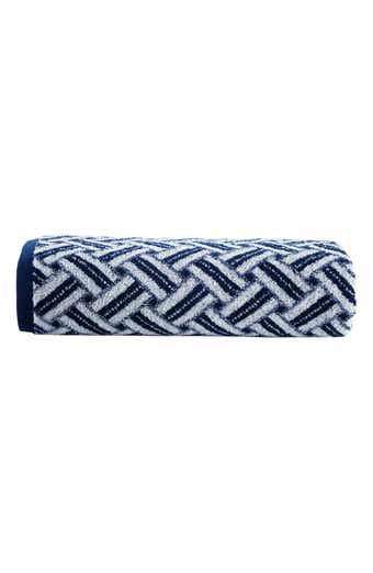 Crisscross Stripe 2-Pack Turkish Cotton Bath Towels