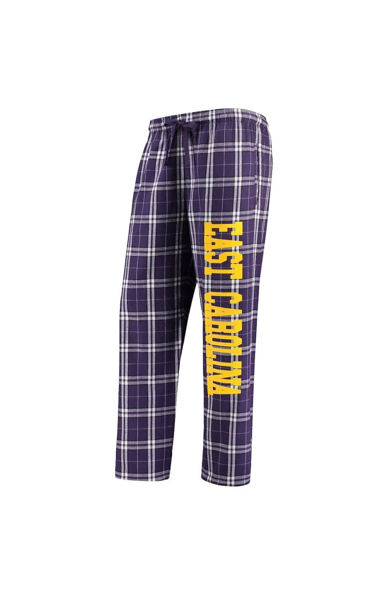 BOXERCRAFT Women's Purple/White ECU Pirates Flannel Pajama Pants, Main, color, 