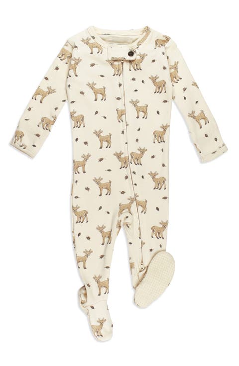 Cotton Two-Way Zip Footie