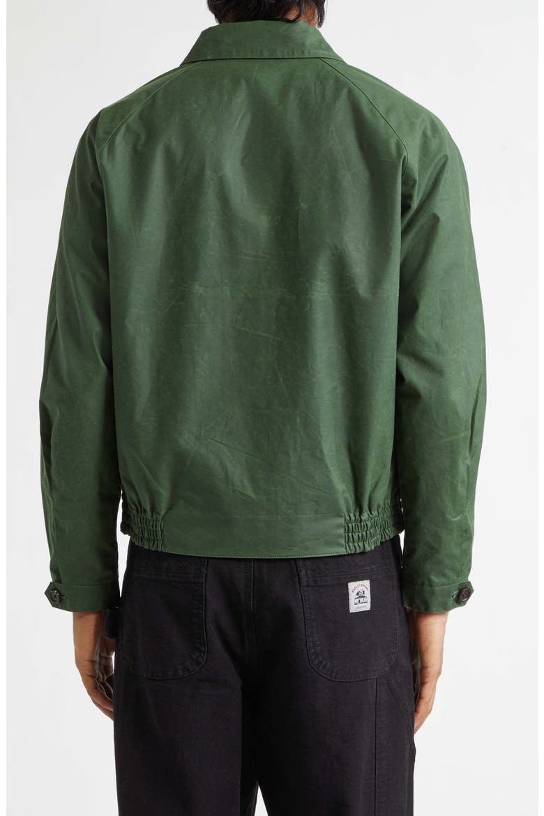Waxed Cotton Coach's Jacket, Alternate, color, GREEN