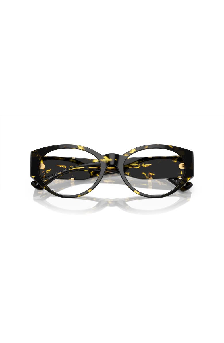 Versace 52mm Oval optical glasses, Alternate, color, Tortoise