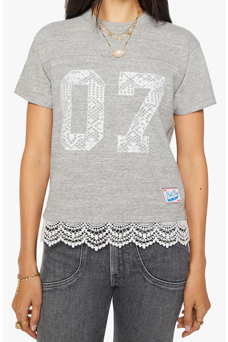 The Footballer Tee, Main, color, HEATHER GREY