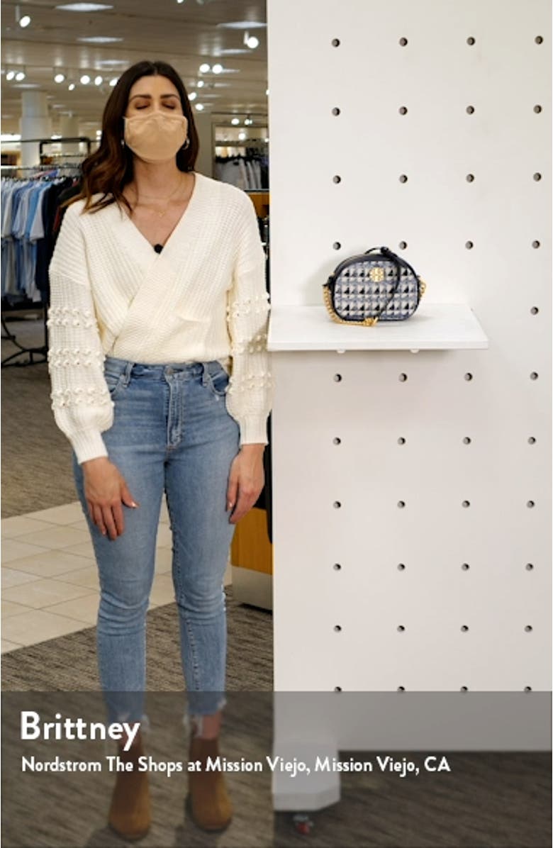 Small Kira Chevron Tweed Camera Bag, sales video thumbnail