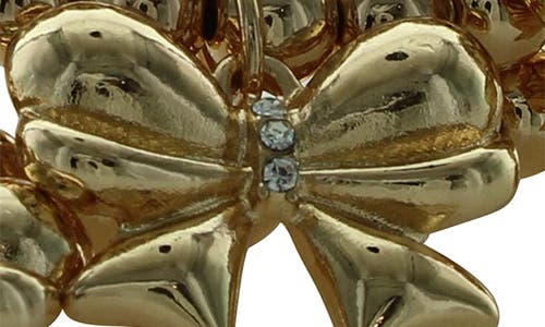 Olivia Welles Stacked Bow Bracelets In Gold