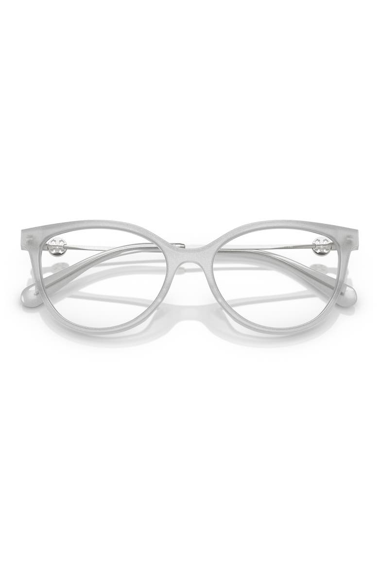 53mm Cat Eye Optical Glasses, Alternate, color, GREY