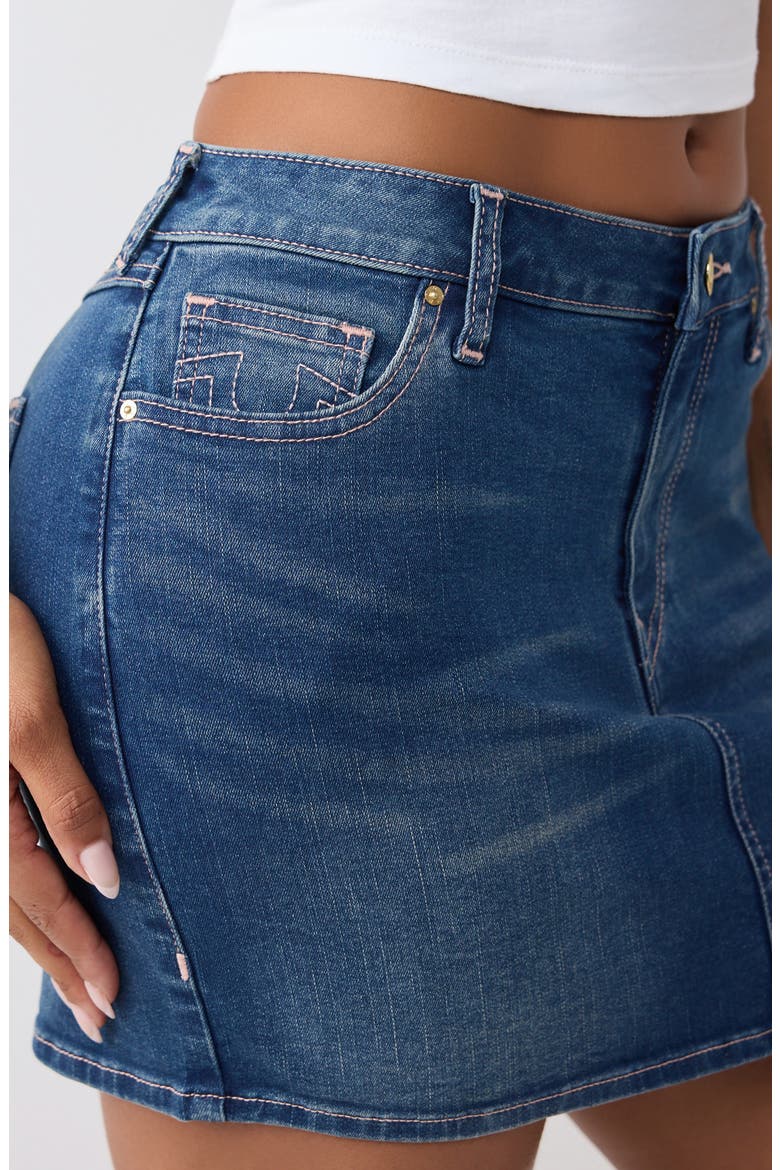 Denim Miniskirt, Alternate, color, MEDIUM OCEAN STORM WASH