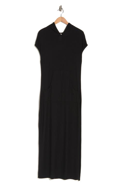 Go Couture Short Sleeve Hoodie Dress
