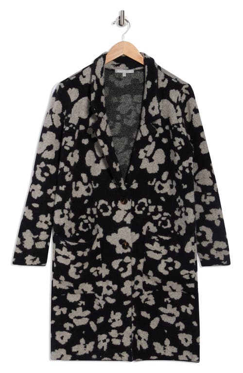 Dr2 By Daniel Rainn Floral Cheetah Coatigan In Multi