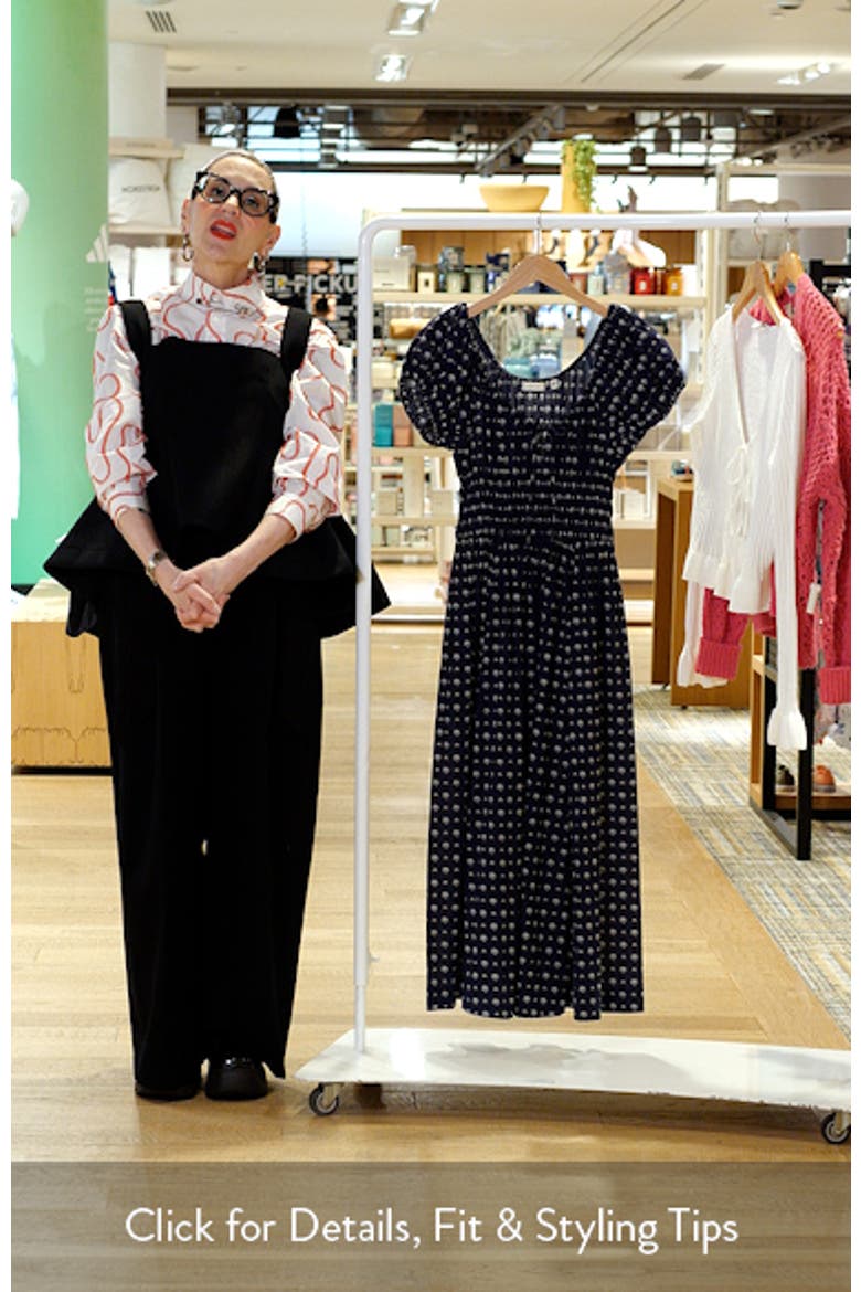 Quinn Organic Cotton Poplin Maxi Dress video