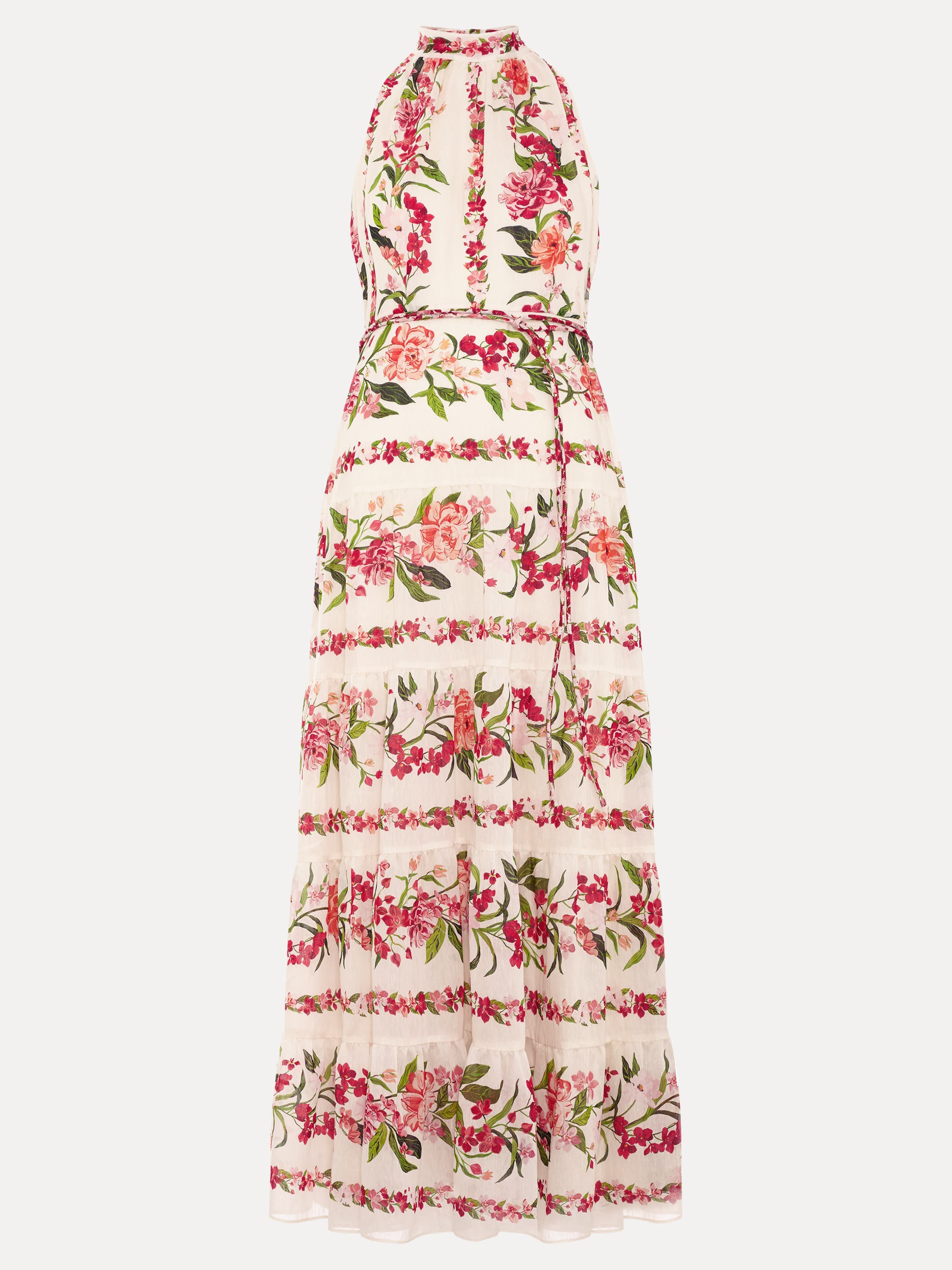 Nita Halter Neck Floral Dress - image 2