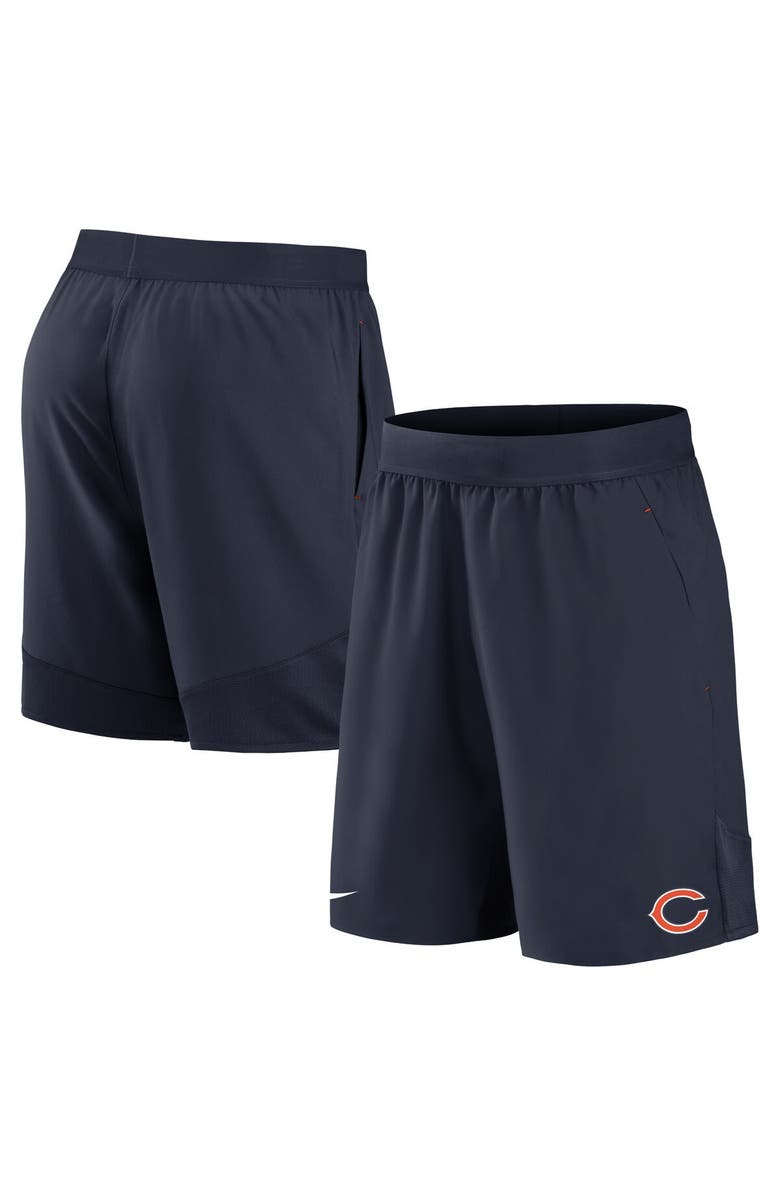 Nike Men's Nike Navy Chicago Bears Stretch Woven Shorts, Main, color,