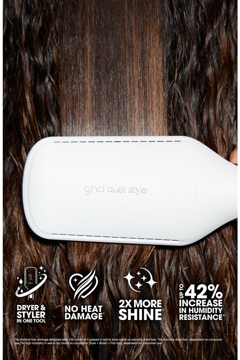 Duet Style 2-in-1 Hot Air Styler, Alternate, color, WHITE