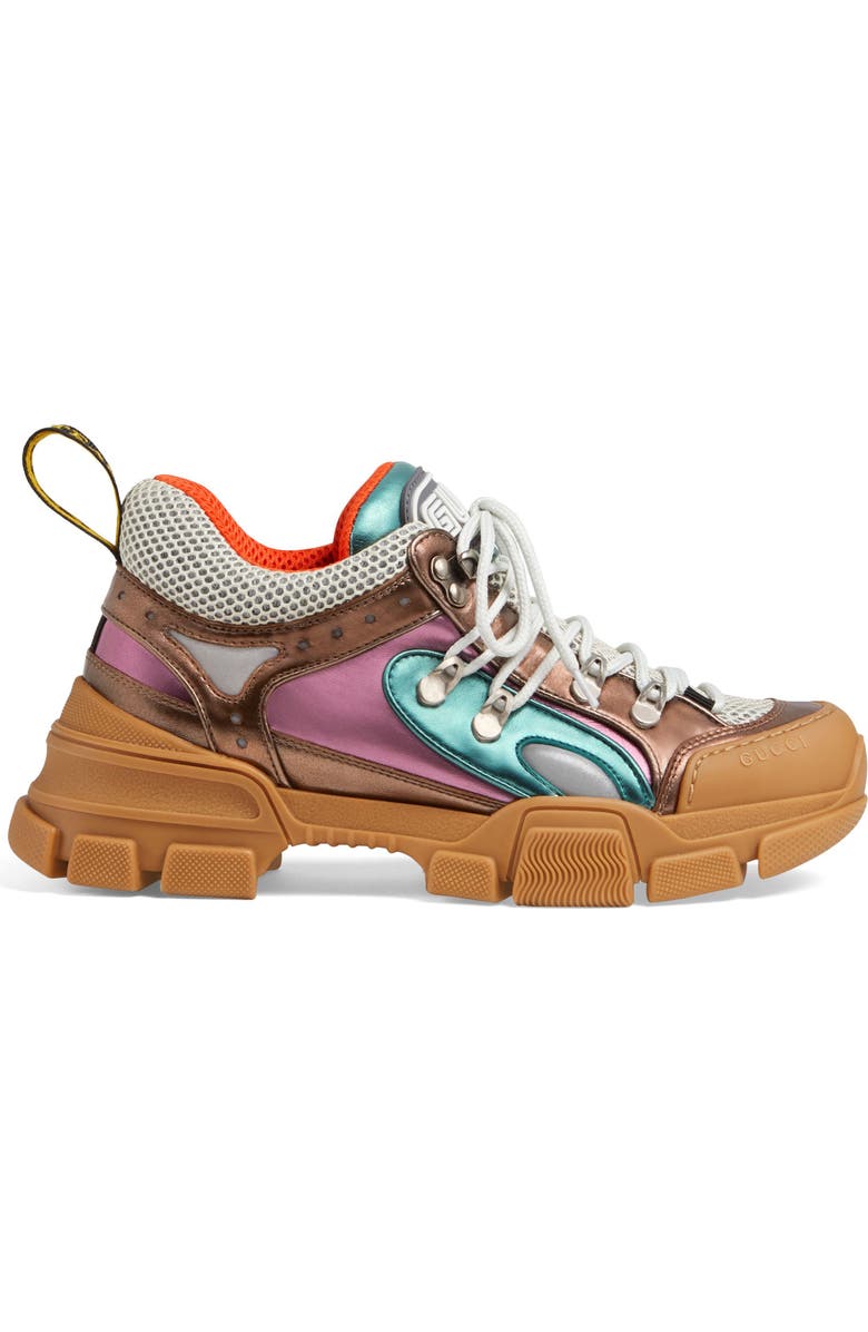 Gucci Flashtrek Lace-Up Sneaker, Alternate, color,