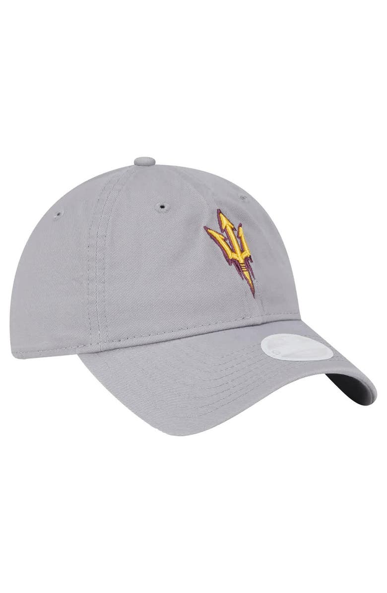 New Era Women's New Era  Gray Arizona State Sun Devils Logo 9TWENTY Adjustable Hat, Alternate, color, 