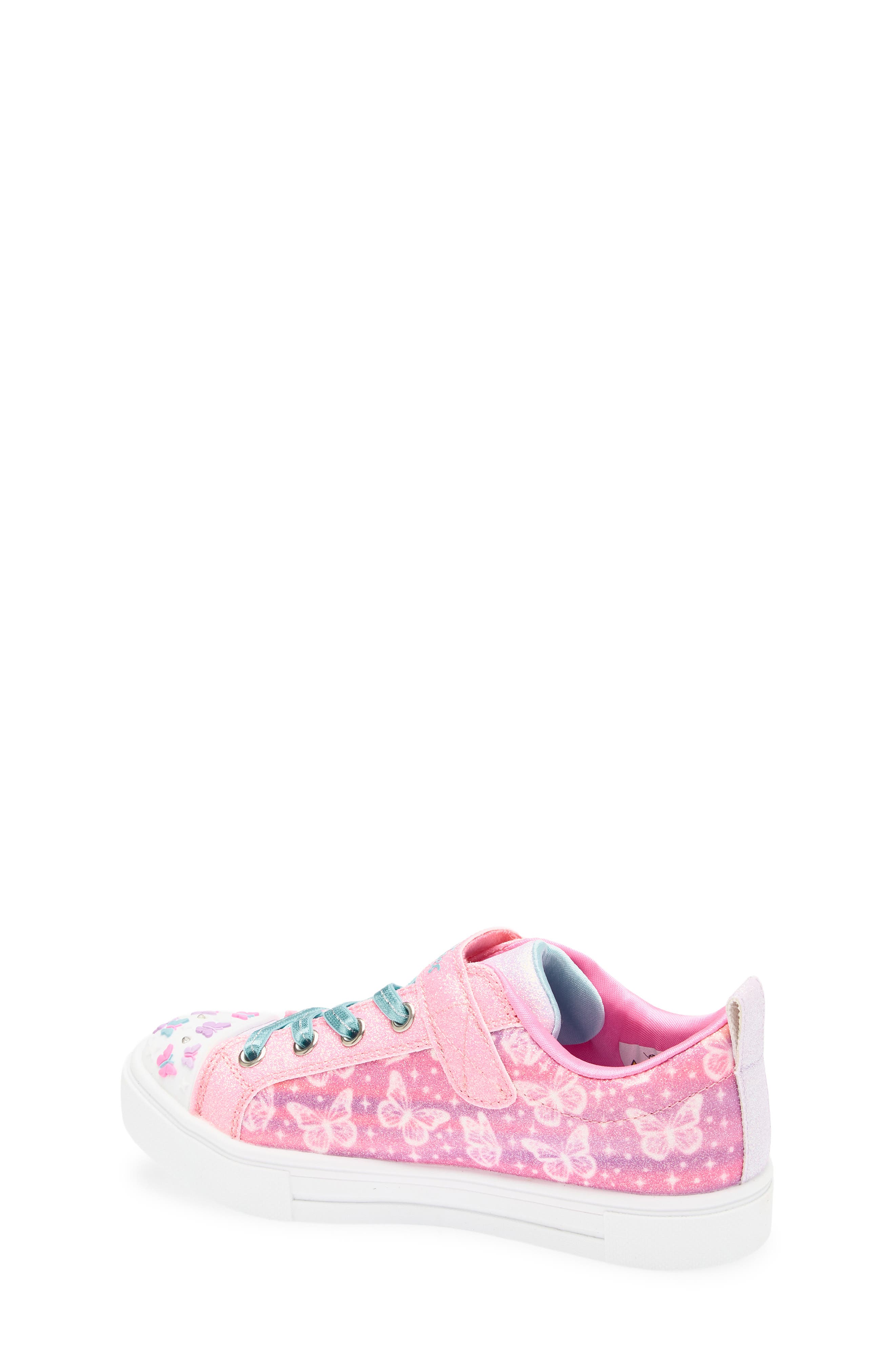 SKECHERS Kids' Rainbow Cloud Light Up Sneaker, Alternate, color, Pink Multi