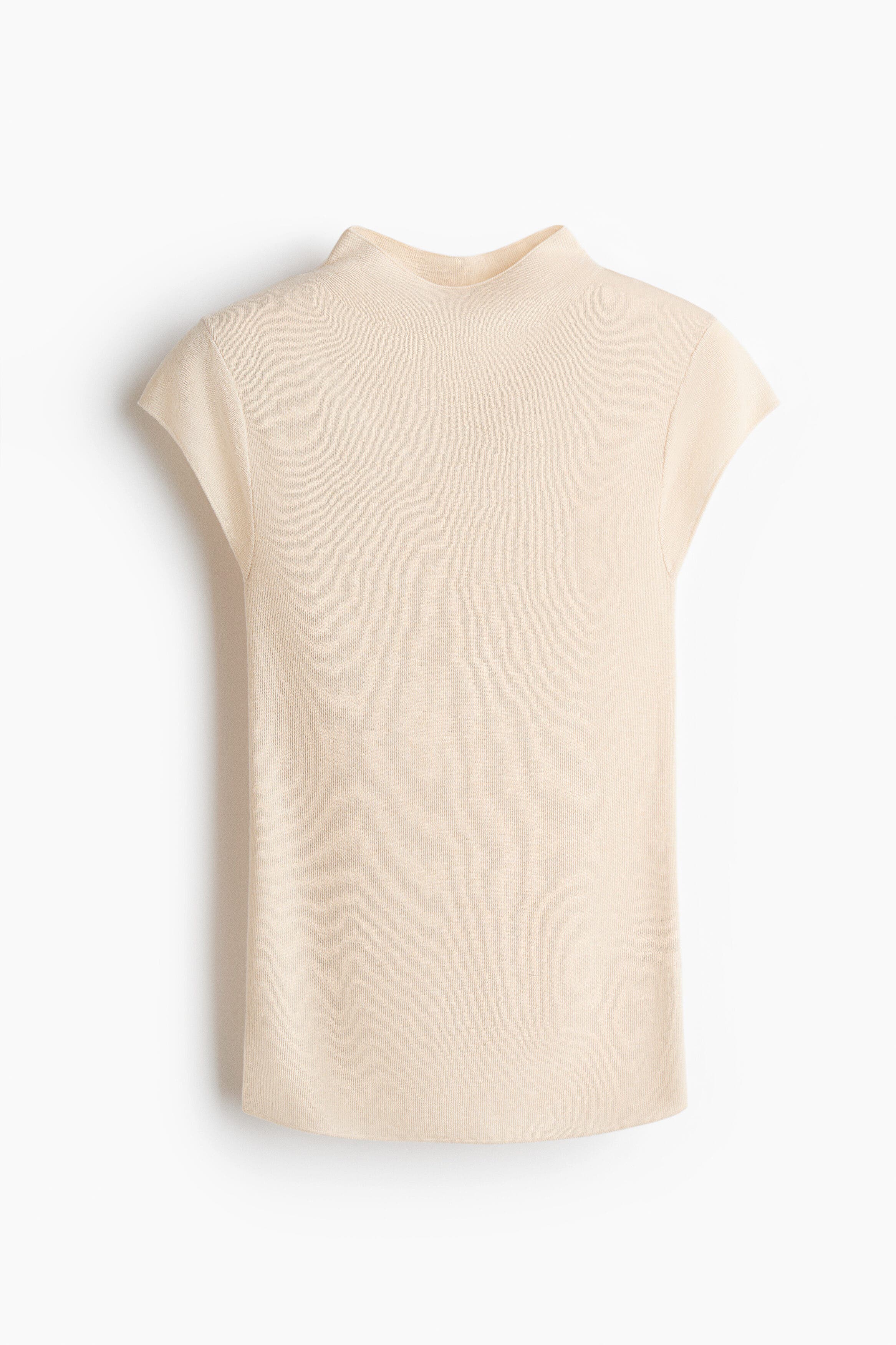 Fine-knit Turtleneck Top - image 3