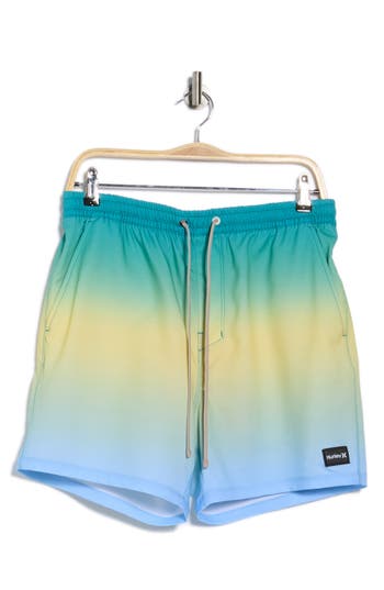Hurley Phantom Eco Poolside Combo Swim Trunks In Multi