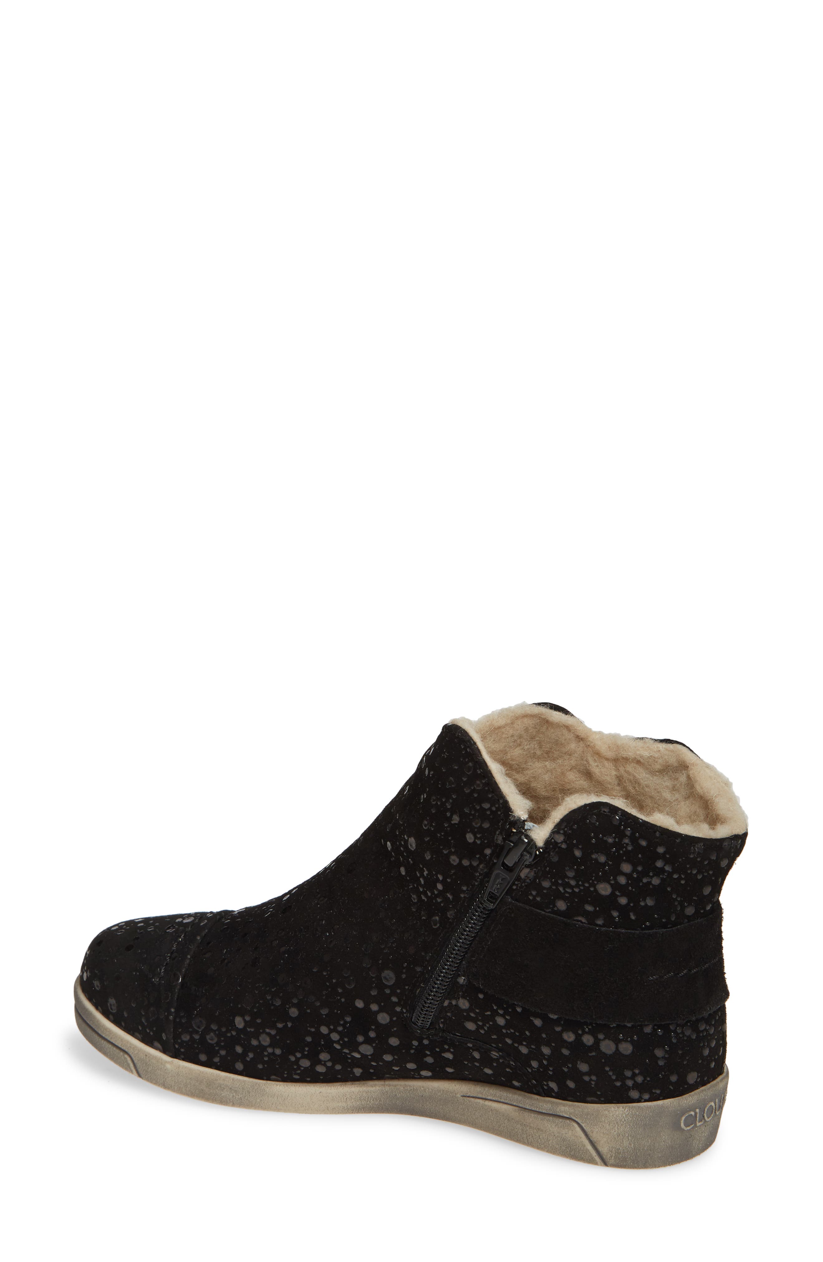 Aline Bootie, Alternate, color, LUNAR BLACK LEATHER
