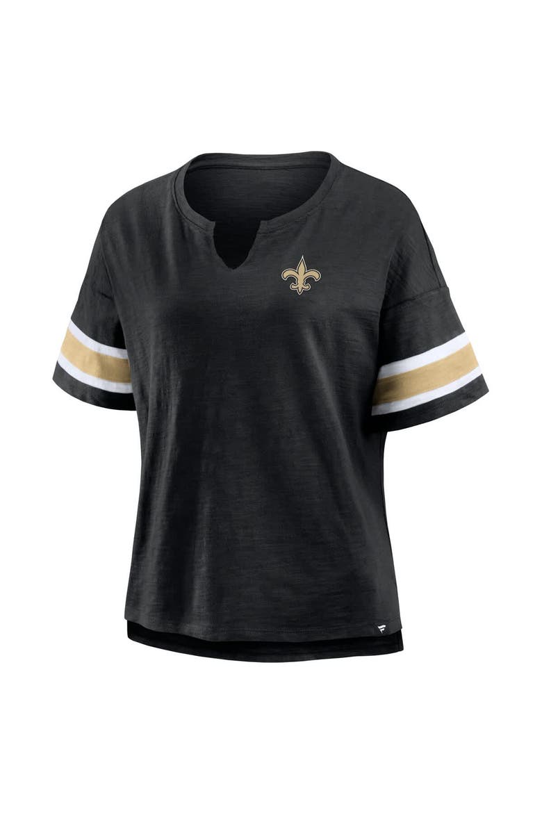 Women's Fanatics Black New Orleans Saints Redzone Curl Route T-Shirt, Alternate, color, Black