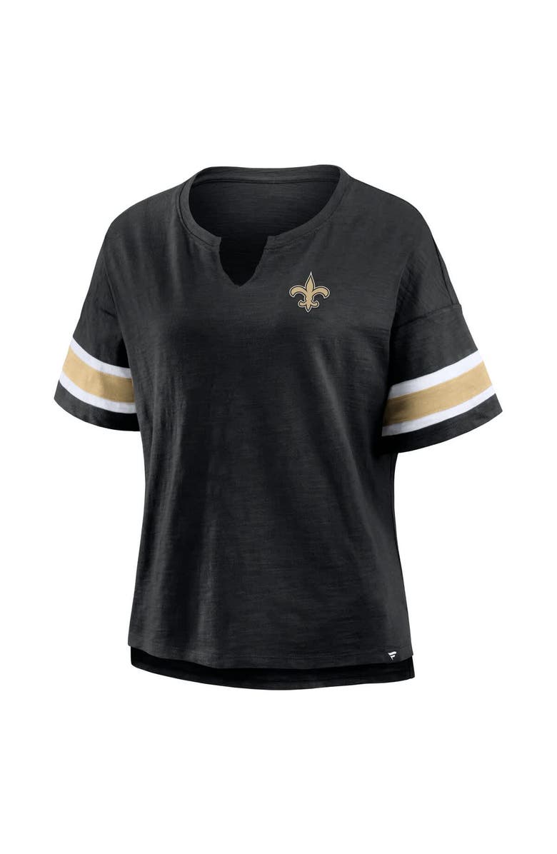 FANATICS Women's Fanatics Black New Orleans Saints Redzone Curl Route T-Shirt, Alternate, color, Black