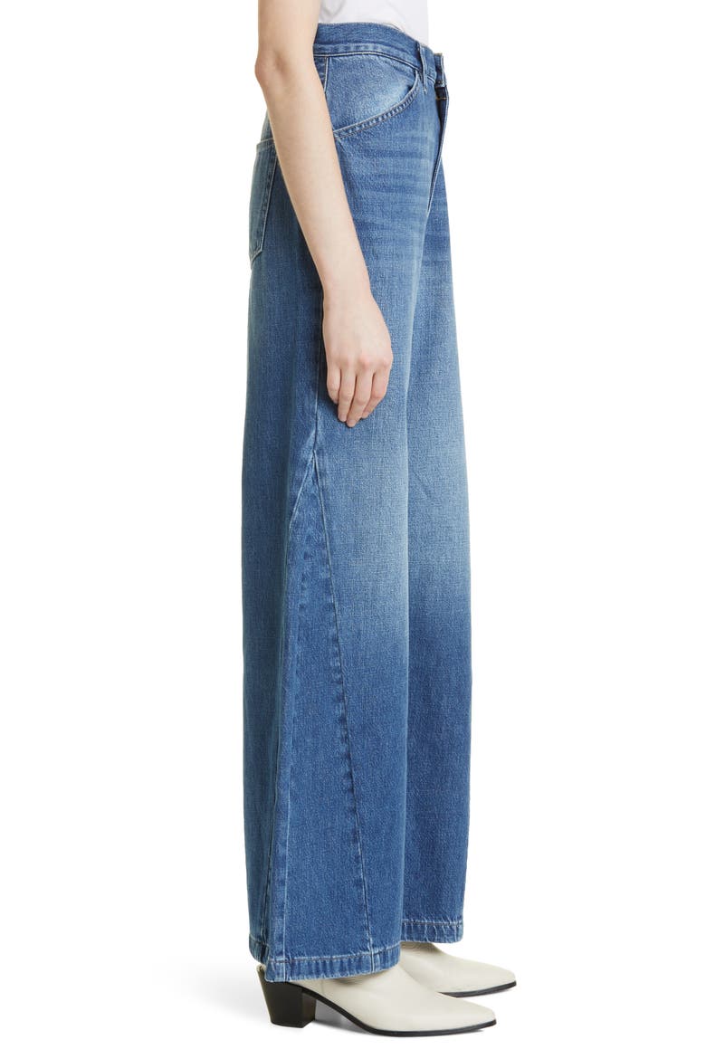 Le Baggy High Waist Wide Leg Jeans, Alternate, color, SEAFARER
