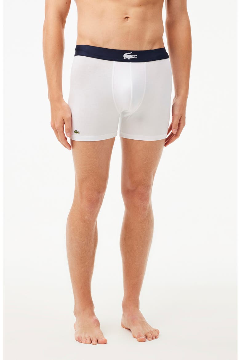 Assorted 3-Pack Stretch Cotton Boxer Briefs, Alternate, color, THYME/ NAVY BLUE/ WHITE