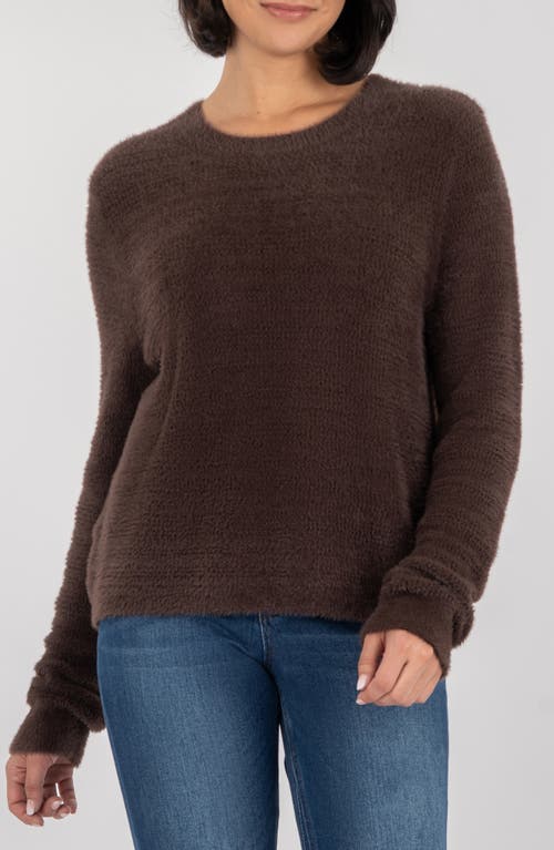 Kut From The Kloth Maxine Fuzzy Sweater In Brown