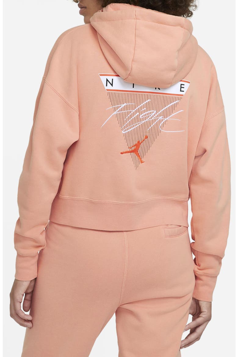 Nike Jordan Flight Hoodie, Alternate, color, APRICOT AGATE