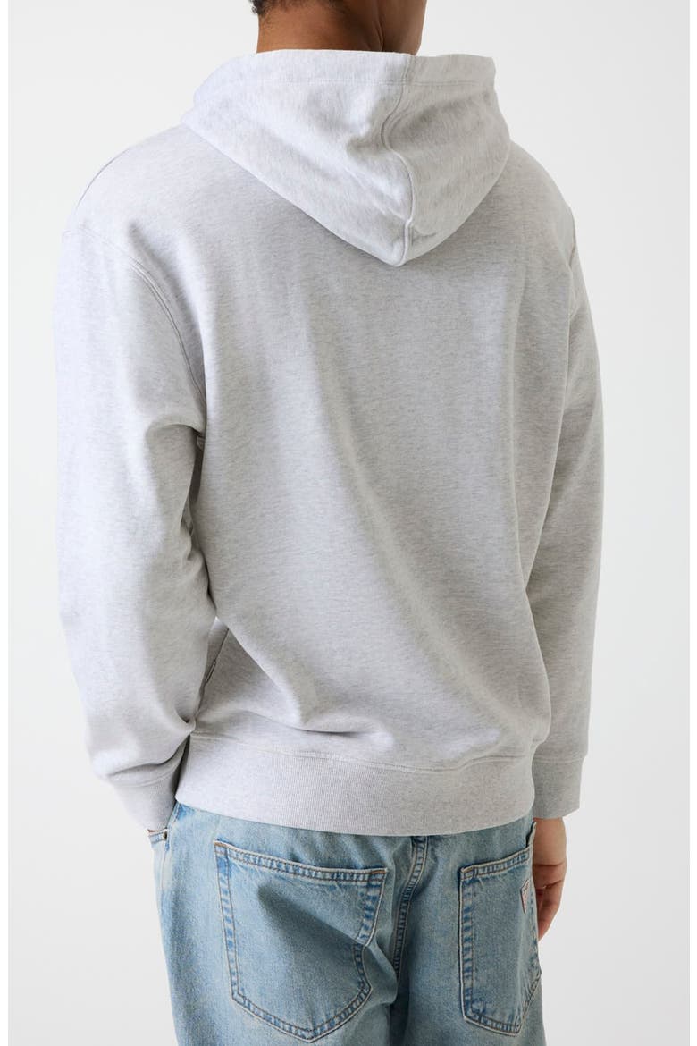 Trademark Cotton Fleece Hoodie, Alternate, color, HEATHER GREY