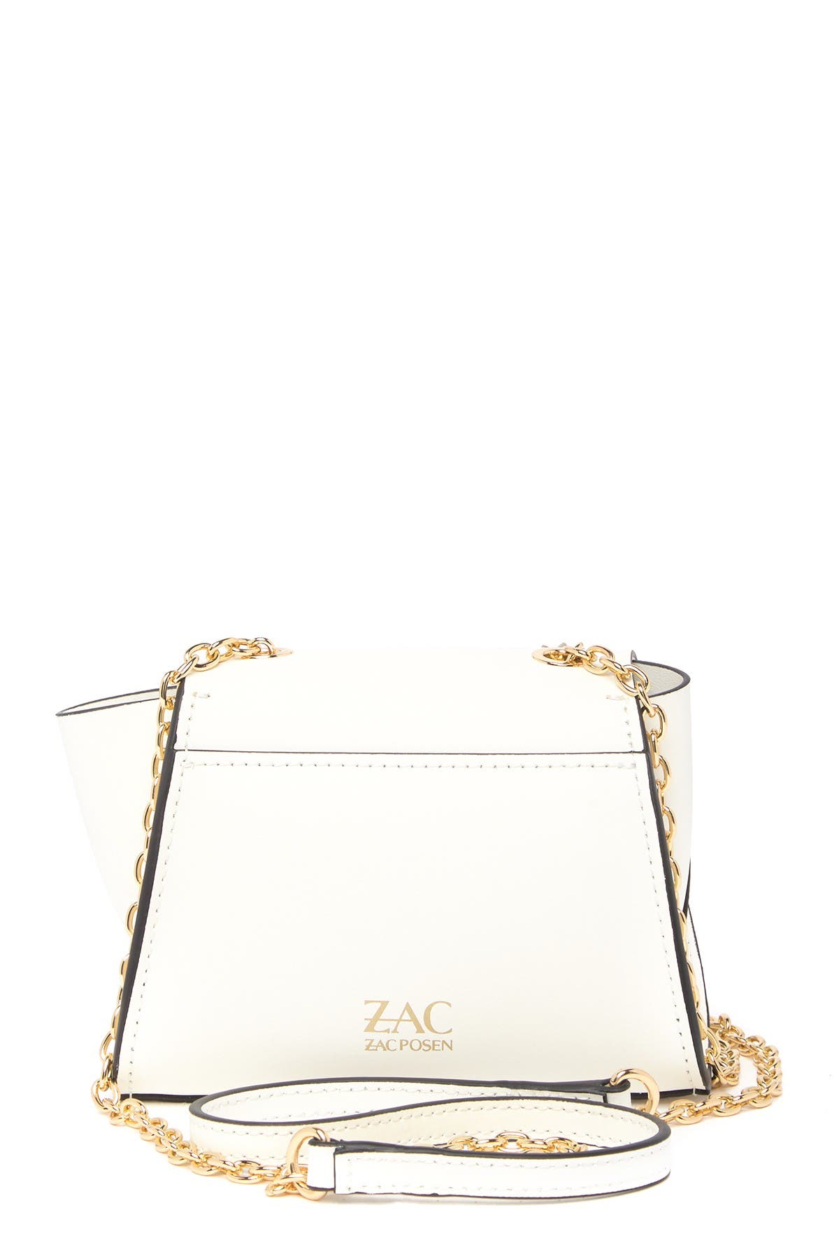 ZAC Zac Posen Eartha Mini Faux Pearly Sunburst Leather Drop Chain Bag, Alternate, color, 