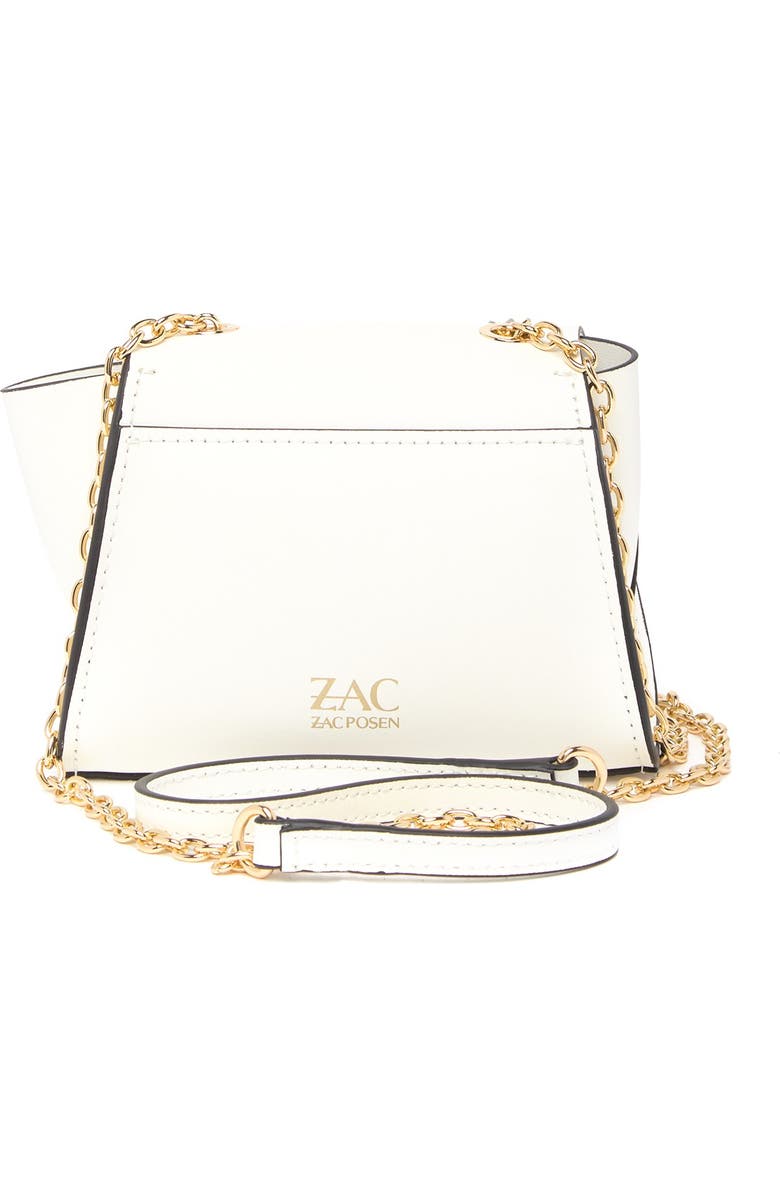 ZAC Zac Posen Eartha Mini Faux Pearly Sunburst Leather Drop Chain Bag, Alternate, color,