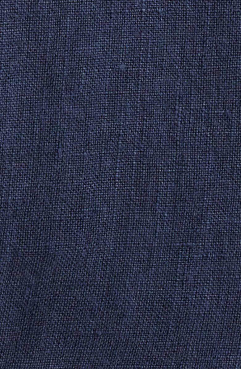 Percival Linen Shirt, Alternate, color, Navy