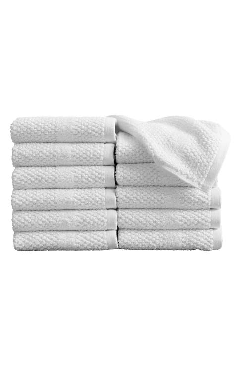 12-Pack Checker Texture Washcloths
