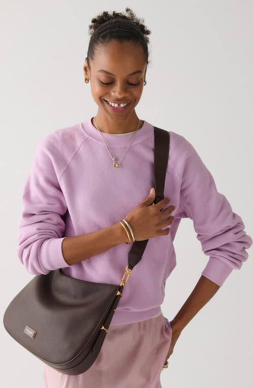 Kate Spade New York Large Liv Pebble Leather Hobo Bag In Brown
