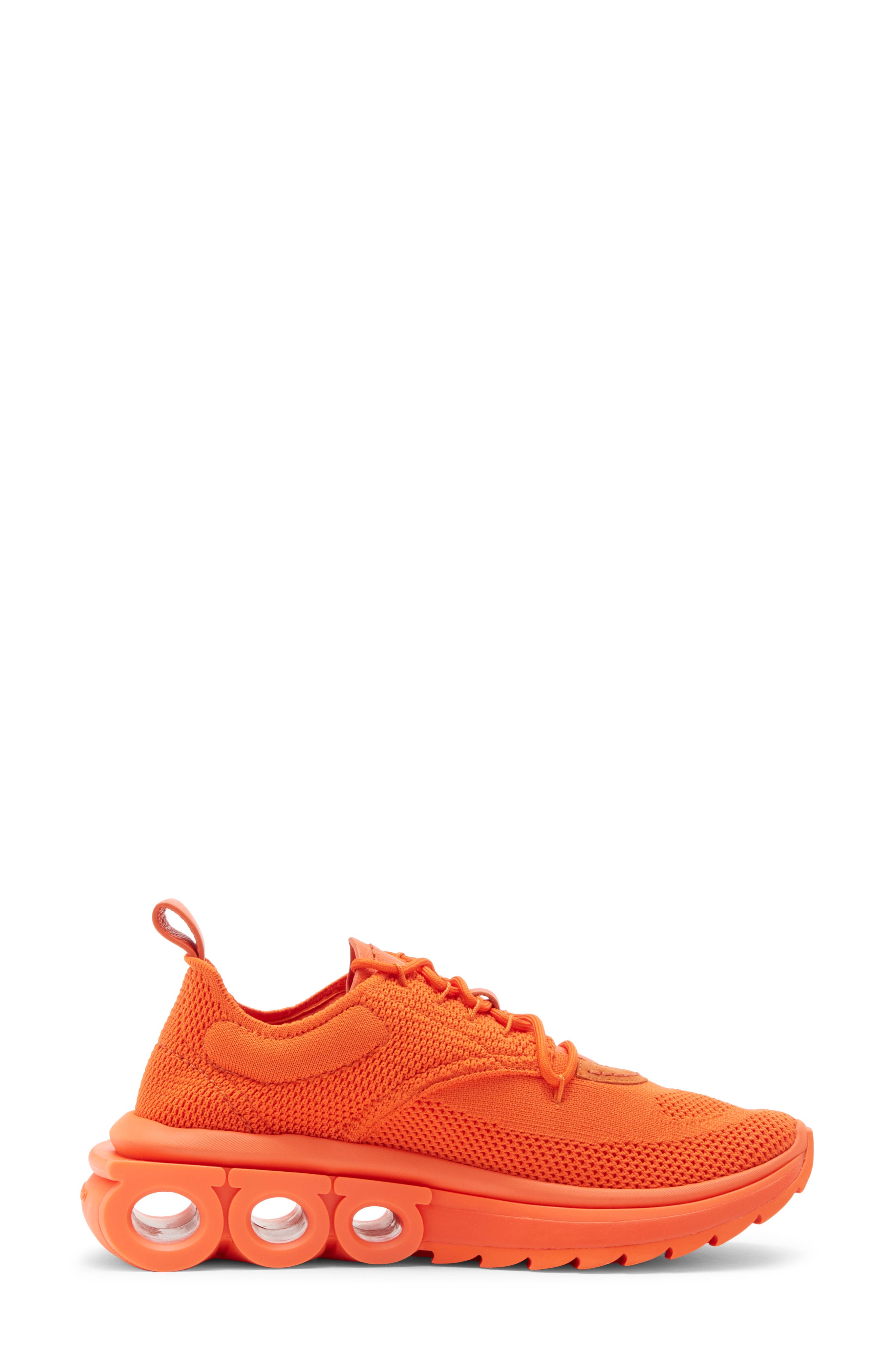 Nima Knit Low Top Sneaker, Alternate, color, ORANGE