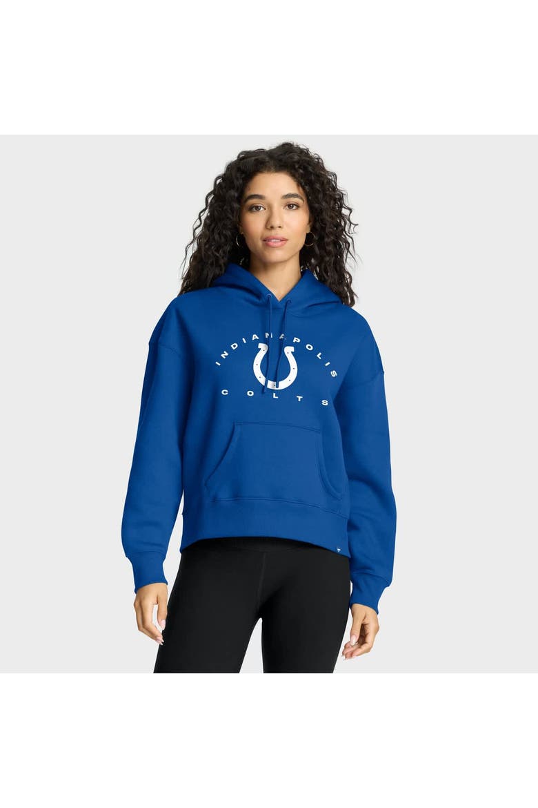 Women's Fanatics Royal Indianapolis Colts Eligible Receiver Legacy Pullover Hoodie, Main, color, Royal