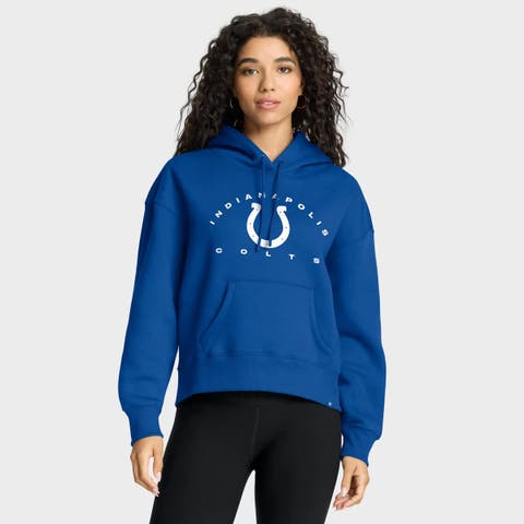 Women's Fanatics Royal Indianapolis Colts Eligible Receiver Legacy Pullover Hoodie