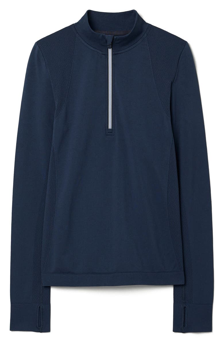Tory Sport by Tory Burch Seamless Half Zip Pullover, Main, color,