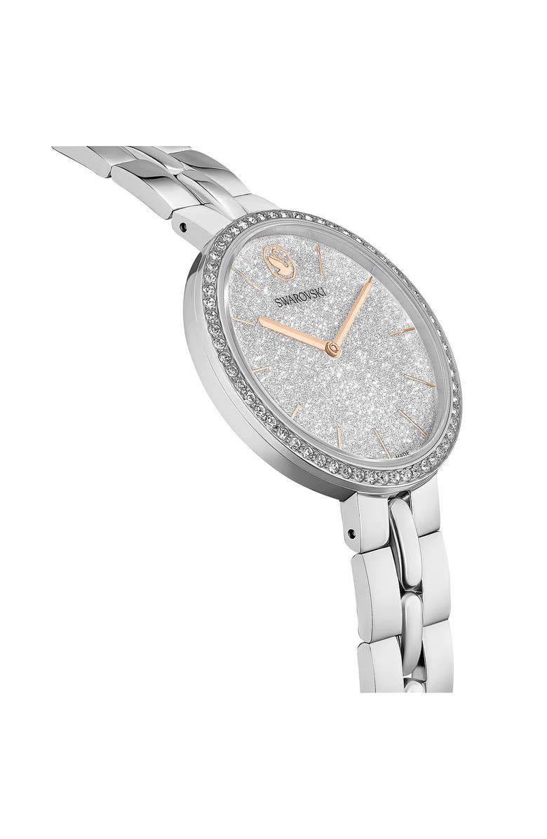 Swarovski Cosmopolitan Bracelet Watch, 40mm, Alternate, color, Silver
