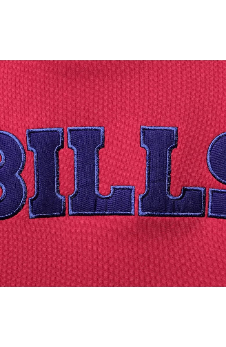 PROFILE Men's Royal/Red Buffalo Bills Big & Tall Pullover Hoodie, Alternate, color,