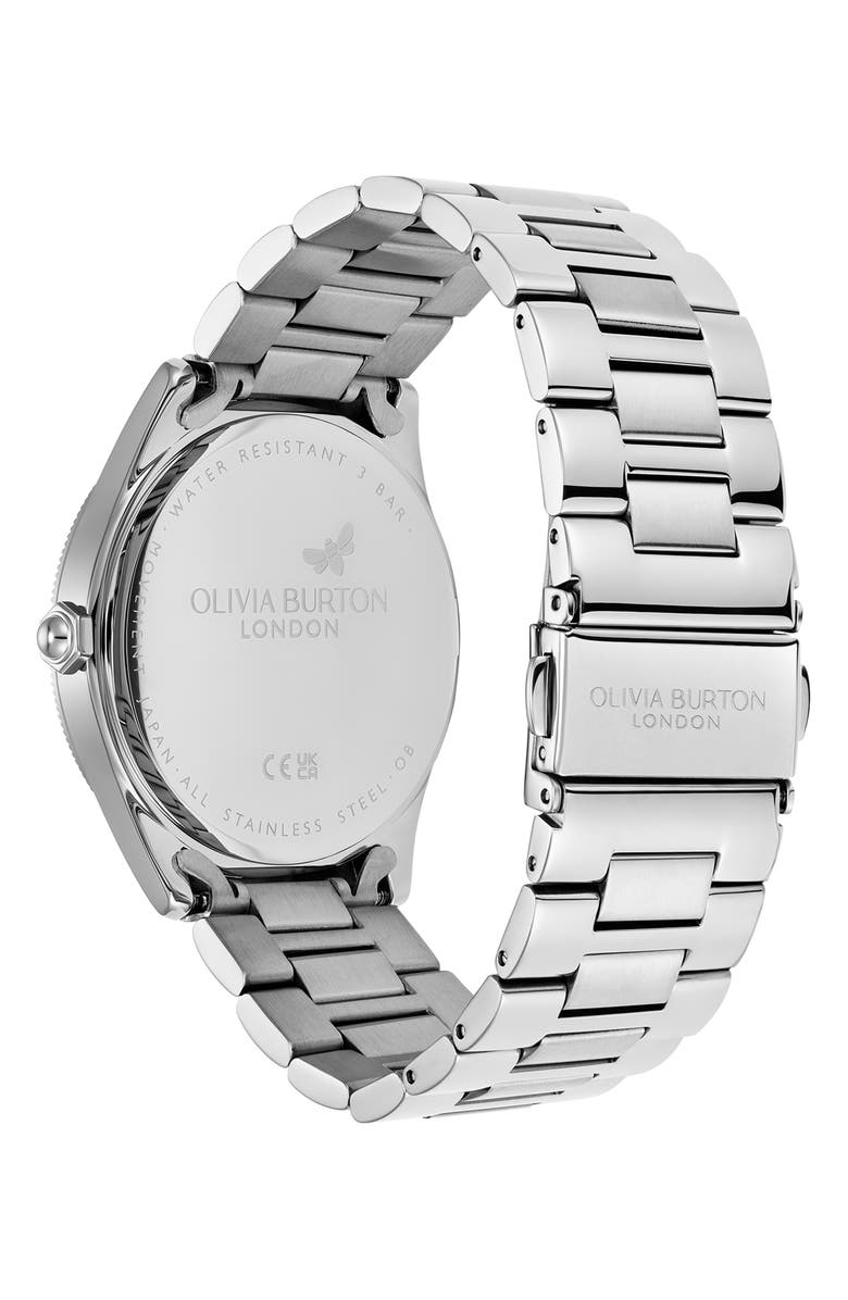 Olivia Burton Radiate Bracelet Watch, 38mm, Alternate, color, Beige