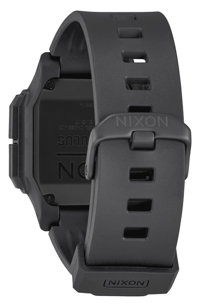 Nixon Regulus Digital Watch, 46mm, Alternate, color, Black/Black