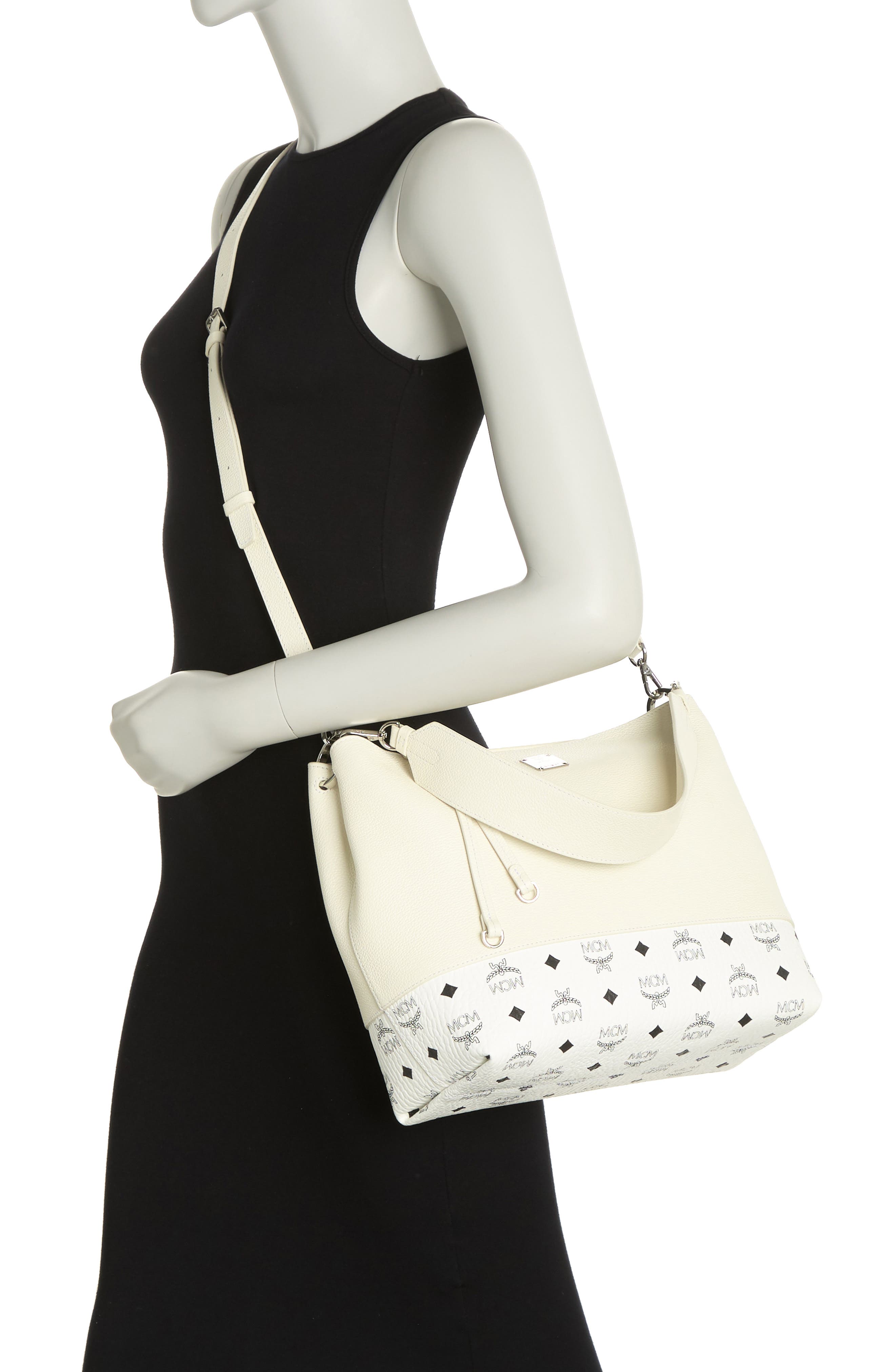 MCM Anni Medium Hobo Bag, Alternate, color, 