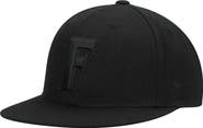 TOP OF THE WORLD Men's Top of the World Florida Gators Black On Black Fitted Hat