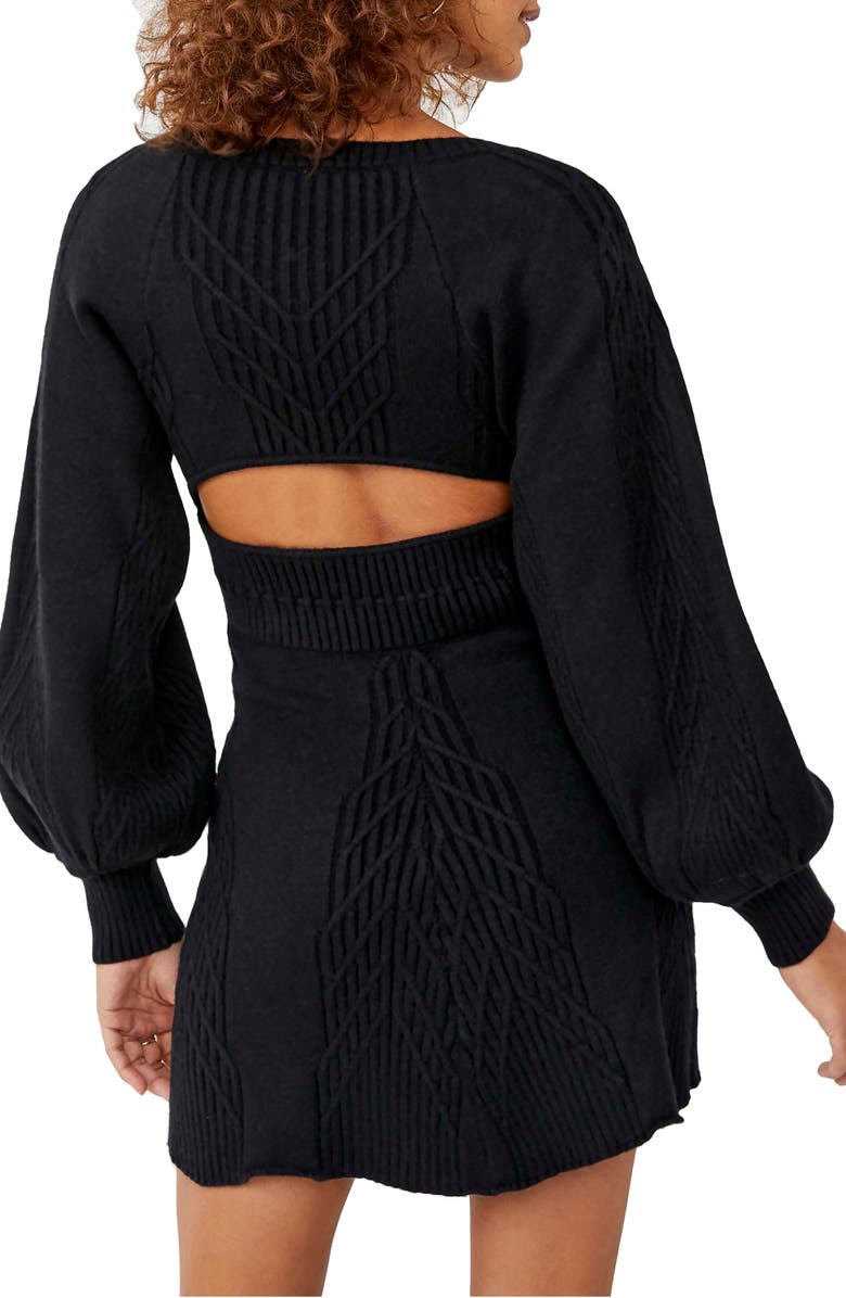 Free People Emmaline Long Sleeve Sweater Dress, Alternate, color,