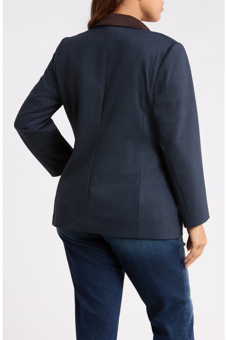 Notched Collar Blazer, Alternate, color, PACIFIC NAVY MULTI