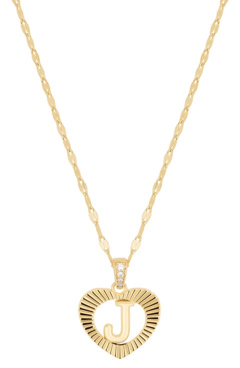 Modern Muse Love Initial Necklace