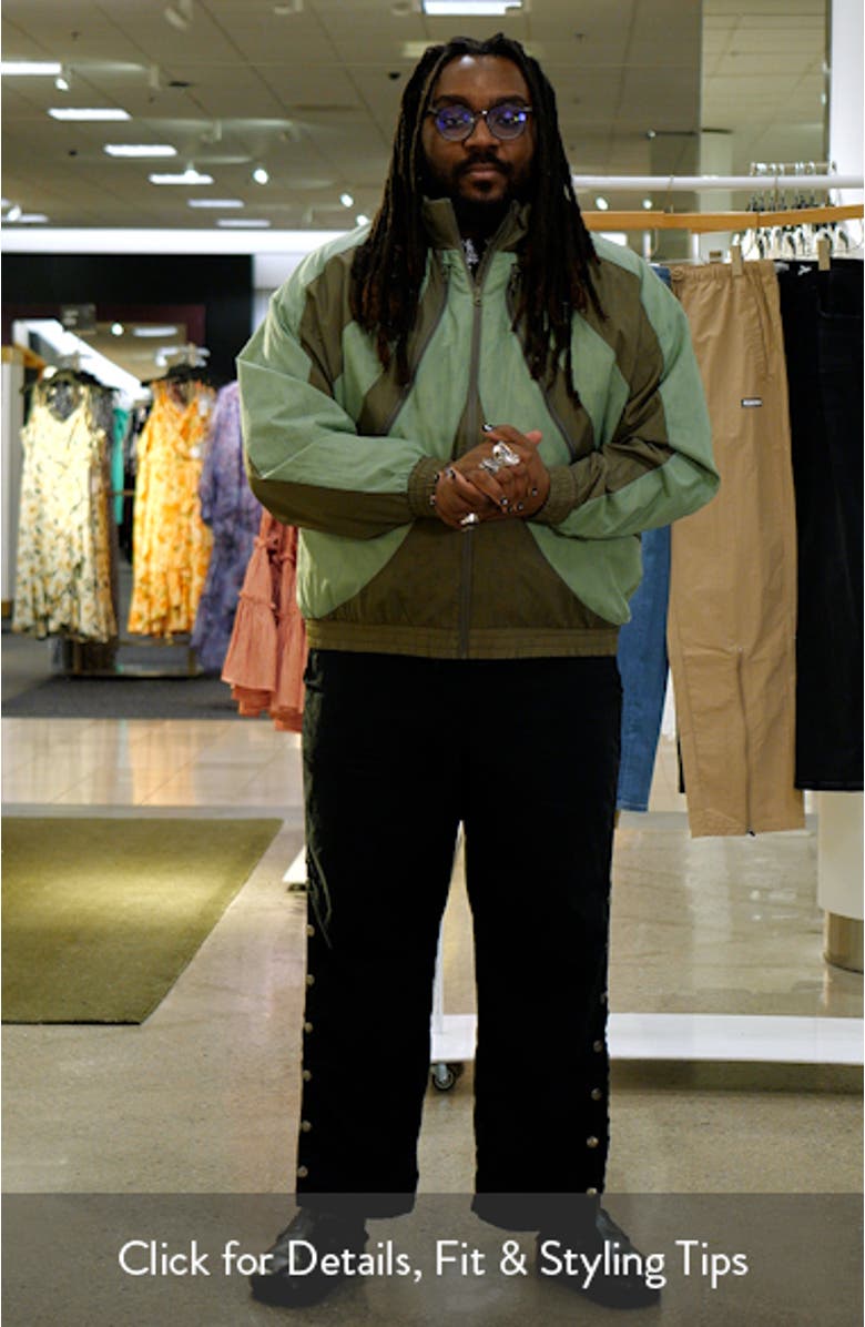 x KidSuper Oversize Nylon Windbreaker with Stowaway Hood, sales video thumbnail