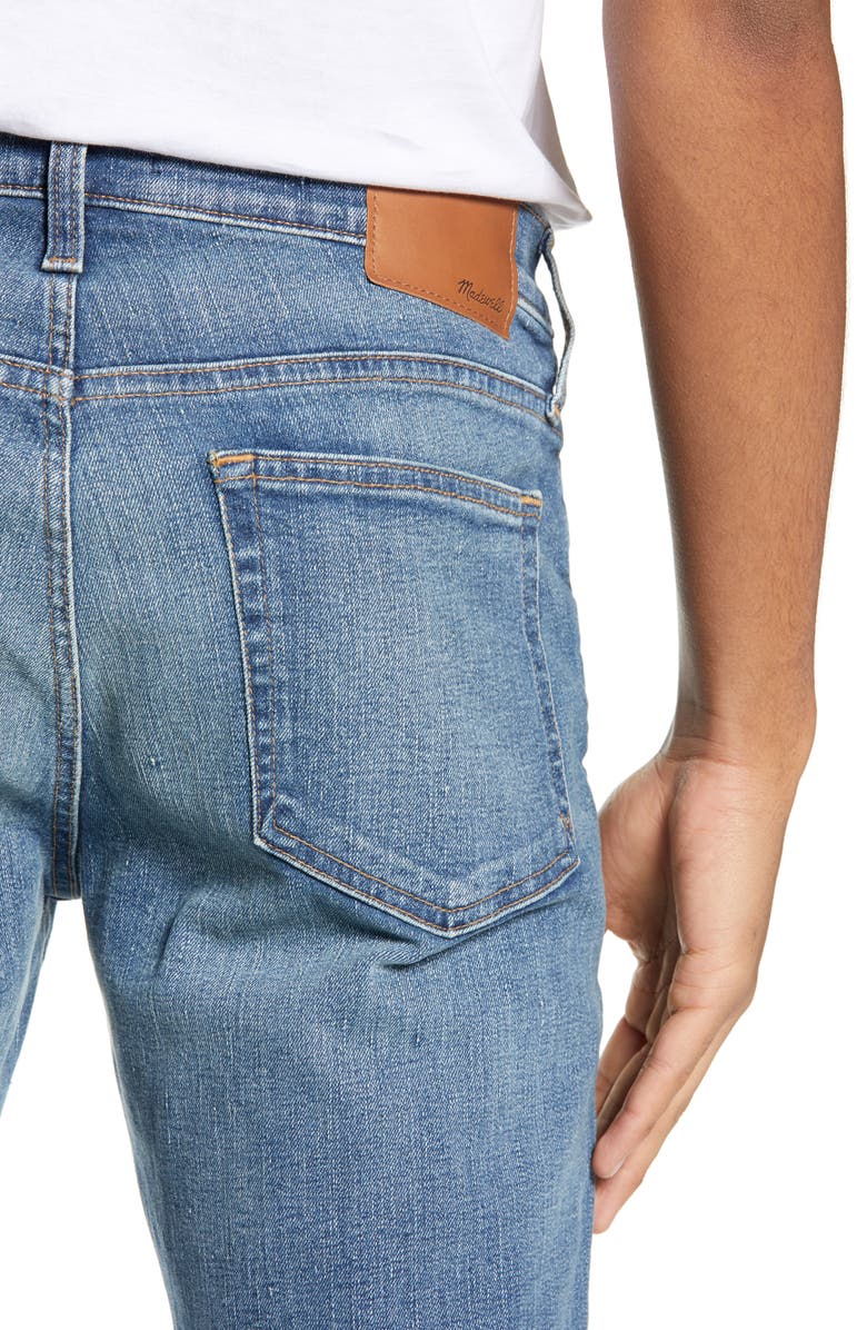 Madewell Straight Fit Jeans, Alternate, color, 